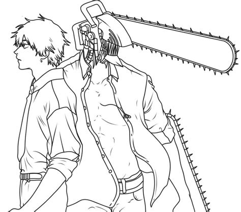 Dibujos De Chainsaw Man Para Colorear E Imprimir Coloringlib