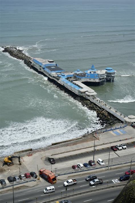 Lima, Peru, October 2, 2023. the Pier at Miraflores. Editorial Image ...