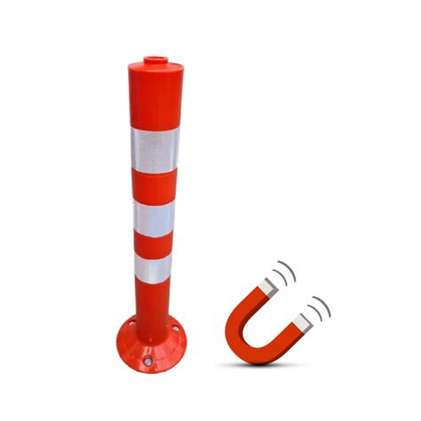 Hardwarecity 75cm Plastic Flexible Bollard For Tractor And Forklift With