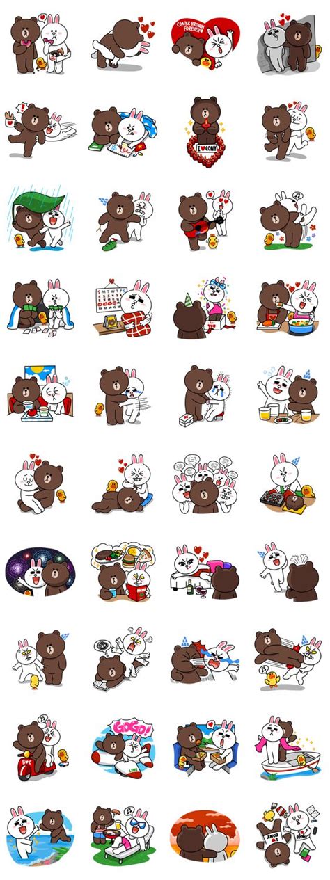 Stickers | LINE STORE | Line sticker, Cute stickers, Line friends