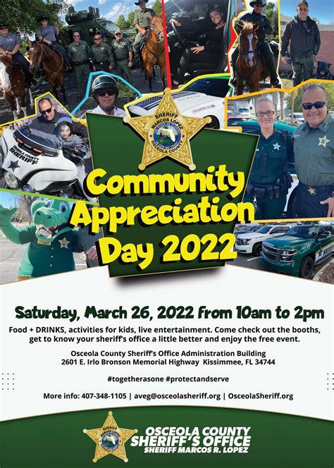 Community Appreciation Day Osceola County Sheriffs Office Sheriff