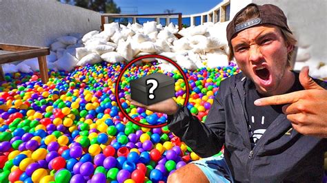 First To Find Valuable Item Keeps It 100000 Ball Pit Scavenger Hunt