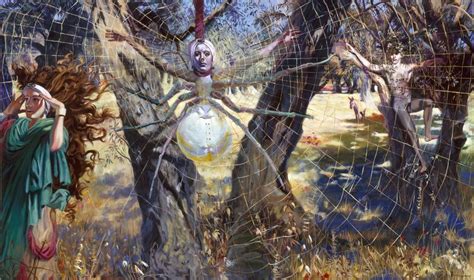 Arachne By Andre Durand Durand Canadian Painters Mythology