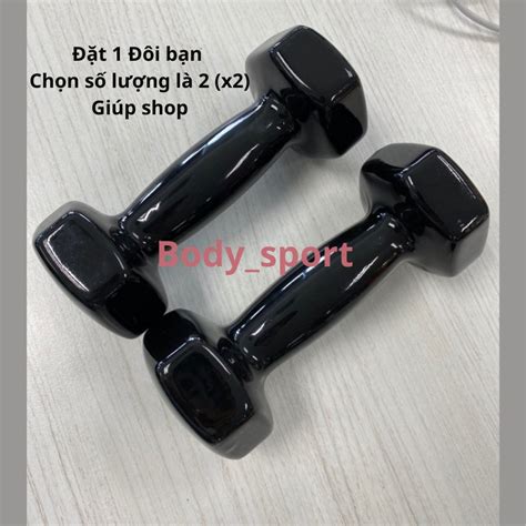 Tạ Tay 2kg 15kg 1kg 05kg Cục Tạ Tay Lõi Gang Bọc Cao Su Tạ Nhỏ