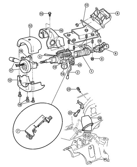 04690805AC - Dodge Interlock. Steering column. [steering column | Mopar Parts Overstock, Lakeland FL