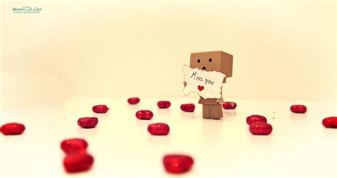 Danbo Love Miss You Amore Amour Kiss Heart Danboard