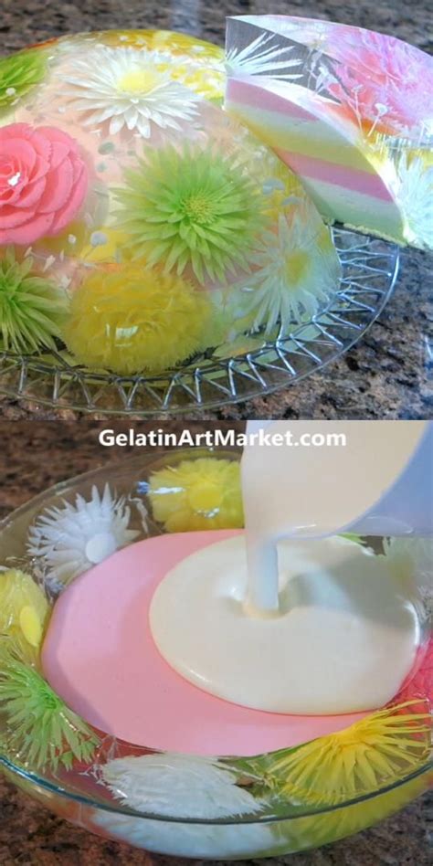 Unique Wedding Cake Gelatin Art Flower Cake Artofit