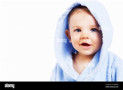 Funny Face of Smiling Baby Boy Stock Photo - Alamy