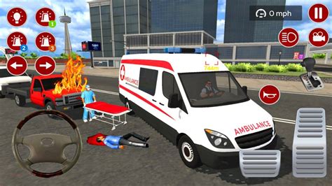 American Emergency Ambulance Van Driving Simulator Android Gameplay