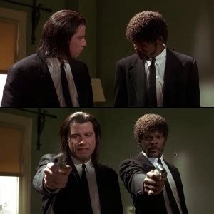 Create Meme Pulp Fiction Travolta And Jackson Jules Pulp Fiction