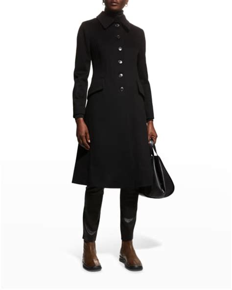 Fleurette Rumi Wool Princess Coat Neiman Marcus