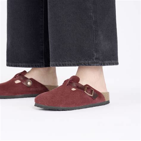 Boston Braided Suede Leather Zinfandel Birkenstock