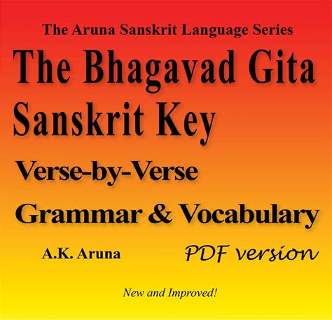 The Bhagavad Gita Sanskrit Key Pdf Pothi