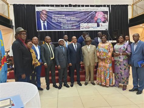 Rdc Le Ministre Des Affaires Sociales Et Actions Humanitaires Lance