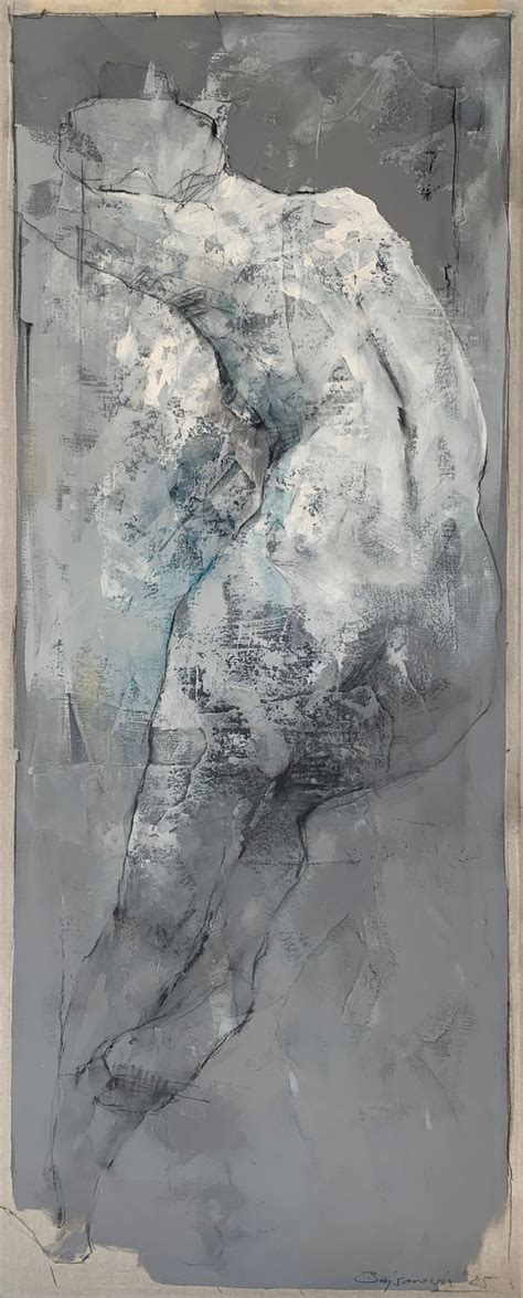 Michał Bajsarowicz Nude Figurative and abstract acrylic painting