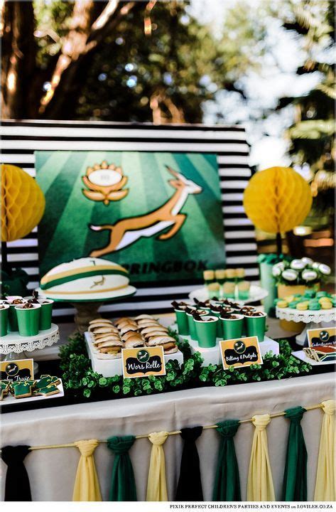 Go Bokke A Springbok Party Lovilee Blog Online Decor Shop Rugby