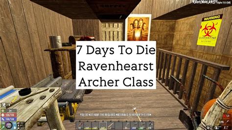 7 Days To Die Ravenhearst Archer Class Part 1 Youtube