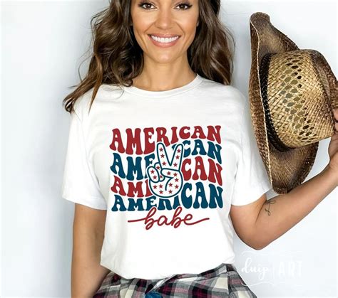 American Babe Svg Png Th Of July Svg Patriotic Svg American Vibes