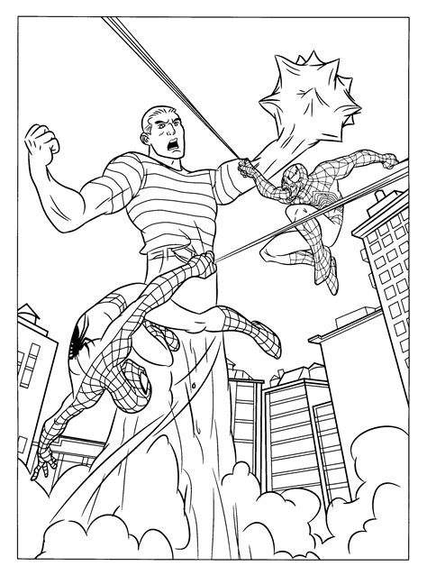 Printable Coloring Pages Spiderman Customize And Print