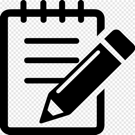 Notebook Computer Icons Paper Forms Angle Pencil Png Pngegg