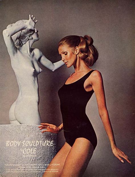 Body Sculpture By Cole Of California Swimsuit Ad 1970 Vog