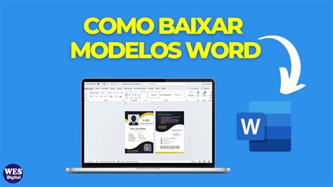 Como Baixar Documentos Word Carteirinhas Youtube