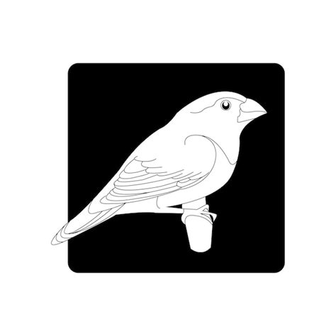 Premium Vector Sparrow Icon