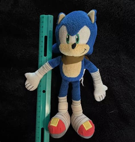 Sonic The Hedgehog Plush Sonic Boom Shadow Super Rare Hardest To