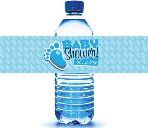 Printable Baby Shower Water Bottle Labels