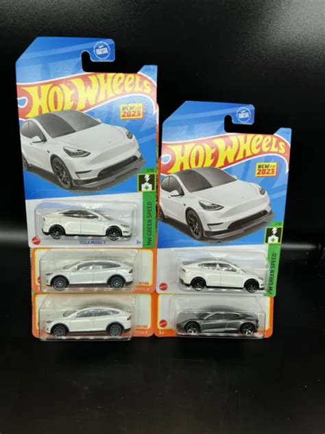 HOT WHEELS TESLA Model Y Model Matchbox Tesla Lot Of Cars Electric Cars Misc EUR