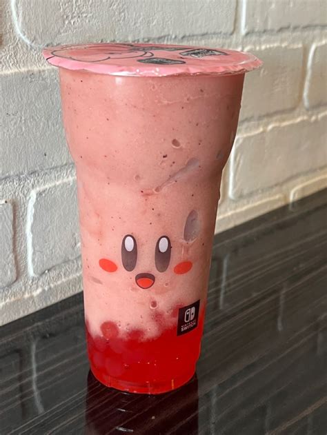 Kirby Drink 🧋💕 Kirby Cute Food Cute Snacks