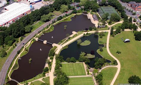 Alexandra Park Oldham From The Air Aerial Photographs Of Great