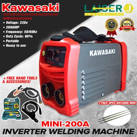 Kawasaki Inverter Mini Welding Machine 200amp Mini 200a With Hand Tools