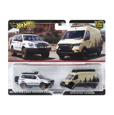 Hot Wheels Set Masinute Metalice Hot Wheels Premium Toyota Land