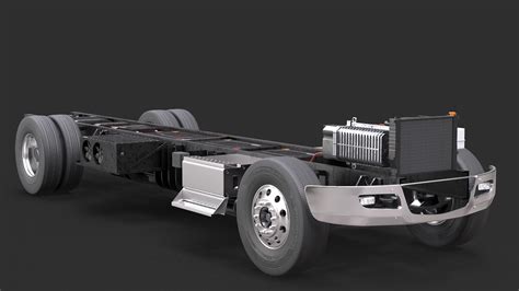 3d Full Electric Truck Chassis Model Turbosquid 2056170