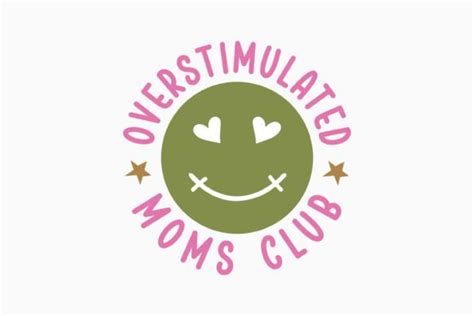 Overstimulated Moms Club Mama Retro Svg Graphic By Svg Box · Creative