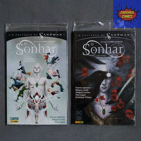 Hq Universo Sandman O Sonhar Volumes E Lacrado Panini Comics