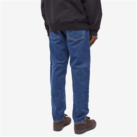 Carhartt Wip Newel Relaxed Tapered Jeans Blue Stone Washed End Gb