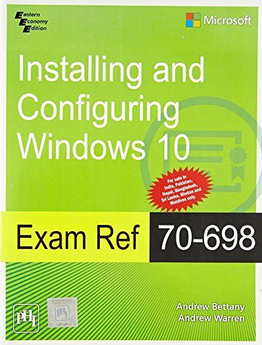 9788120352940 Exam Ref 70 698 Installing And Configuring Windows 10