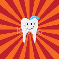 Happy tooth vector image & clipart | Royalty Free