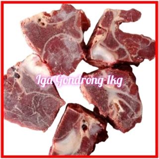 Jual Iga Gondrong Neckbone Sapi Tulangan Sop Berdaging Tebal 1kg