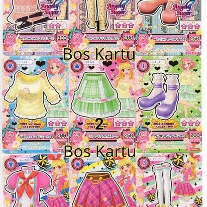 Jual Aikatsu Jepang Normal Versi Tiap Nomor Isi Kartu Kota