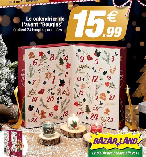 Promo Le Calendrier De L Avent Bougies Chez Bazarland ICatalogue Fr