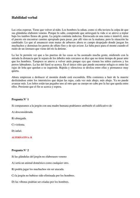 SOLUTION Unmsm 3 Simulacro Tipo Examen De Admisi N Claves Y Preguntas