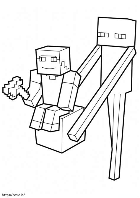 Desene De Colorat Cu Minecraft Captivante Si Excelente Pentru Ca Copiii