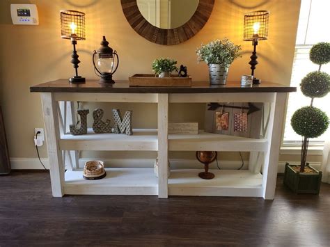 Farmhouse Style Console Table Console Table Home Decor Furniture