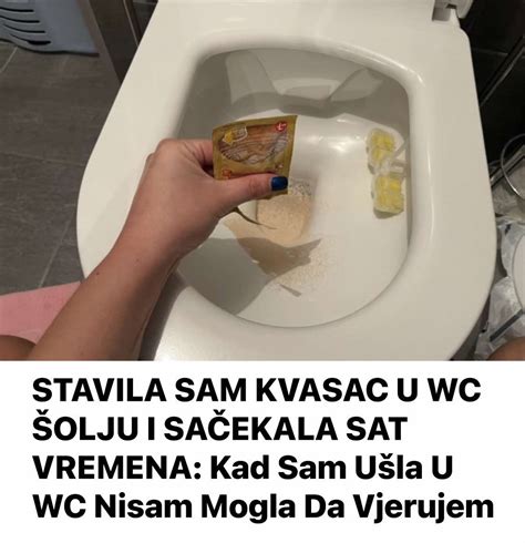 STAVILA SAM KVASAC U WC ŠOLJU I SAČEKALA SAT VREMENA Kad Sam Ušla U WC