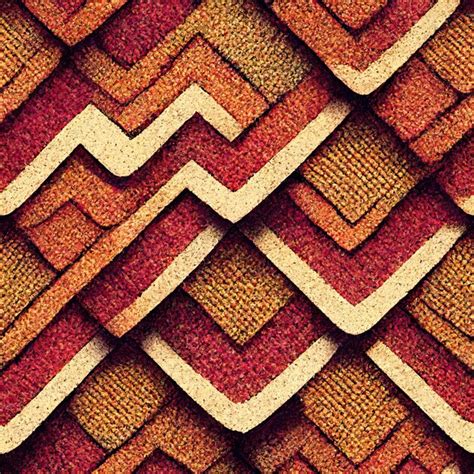 Premium Photo A Colorful Retro Seamless Pattern With Zigzag Lines And