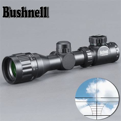 BUSHNELL 2 6X32 Caza Verde Rojo Punto Luminoso Táctico Riflescope Del