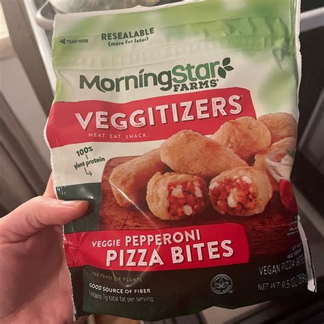 Morningstar Farms Veggitizers Veggie Pepperoni Pizza Bites Reviews